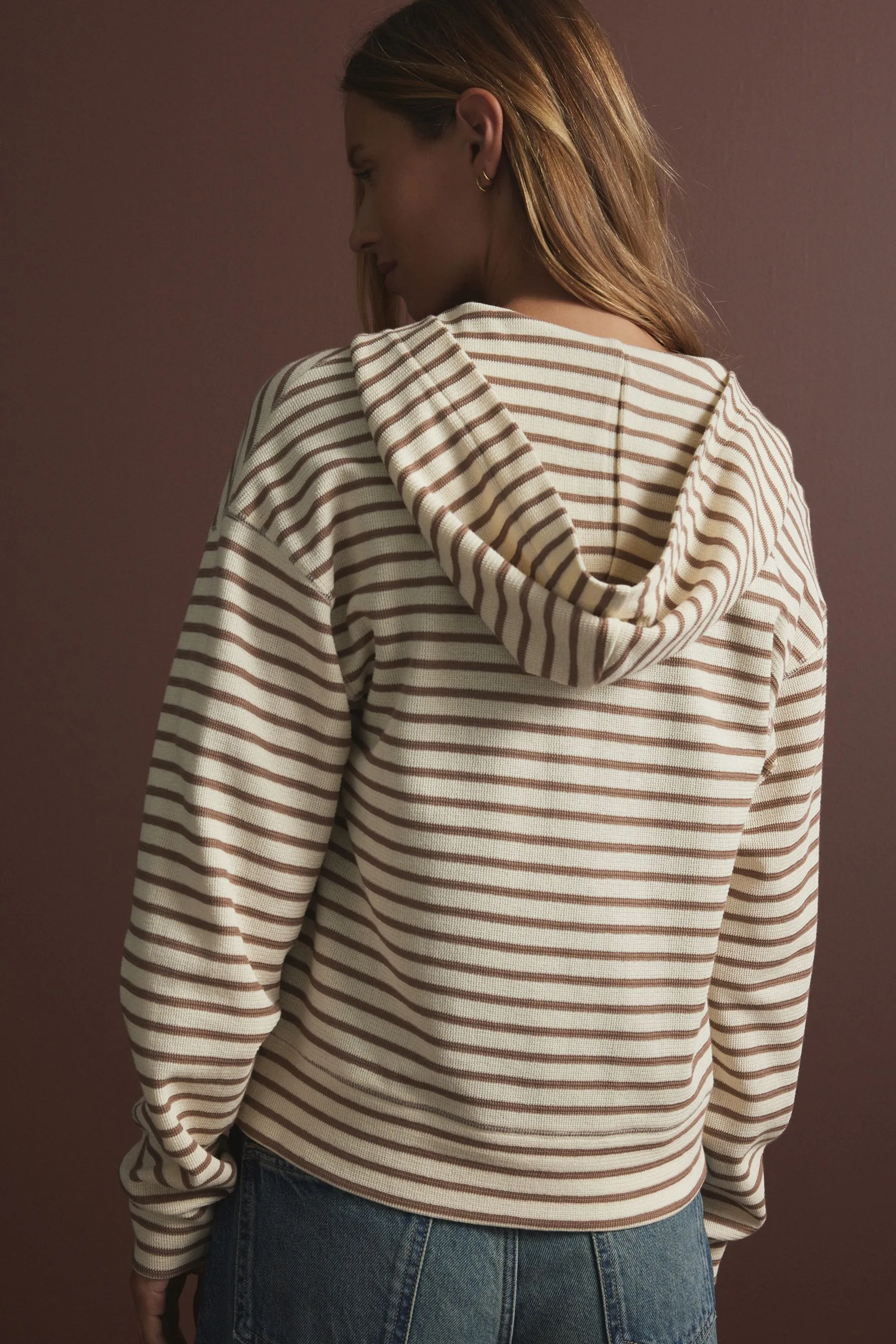 100% Cotton Lightweight Summer Zip Through Hoodie    