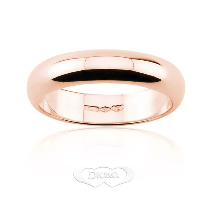 18K Rose Gold 7 gr Classical Wedding Ring