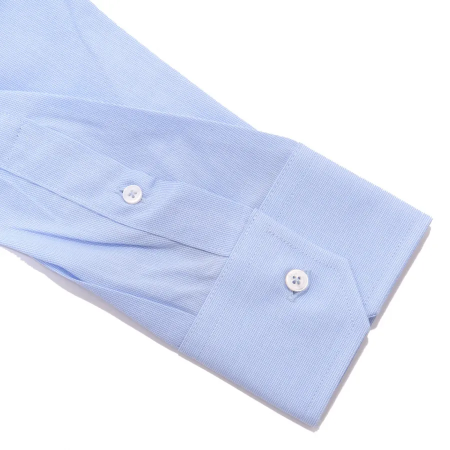 5770AE camicia uomo AQUASCUTUM light blue cotton shirt man