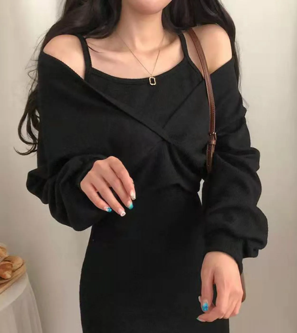 Abito invernale Abiti Donna Autunno Inverno Abito Abiti Aderente Autunno Abito Donna Abiti