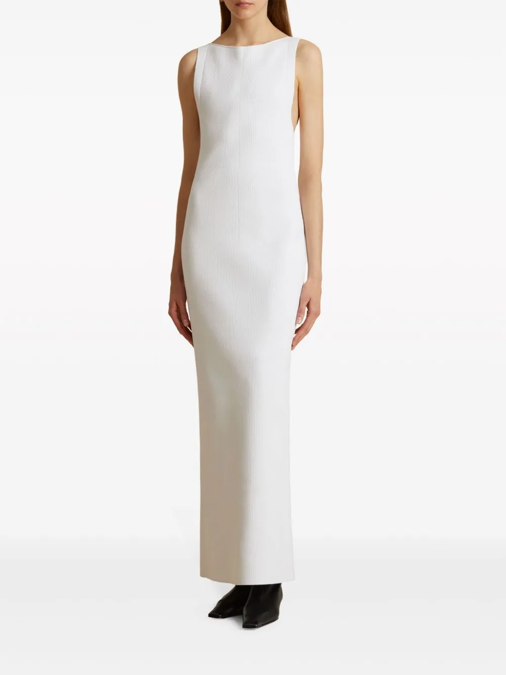 Abito lungo The Evelyn in bianco - donna