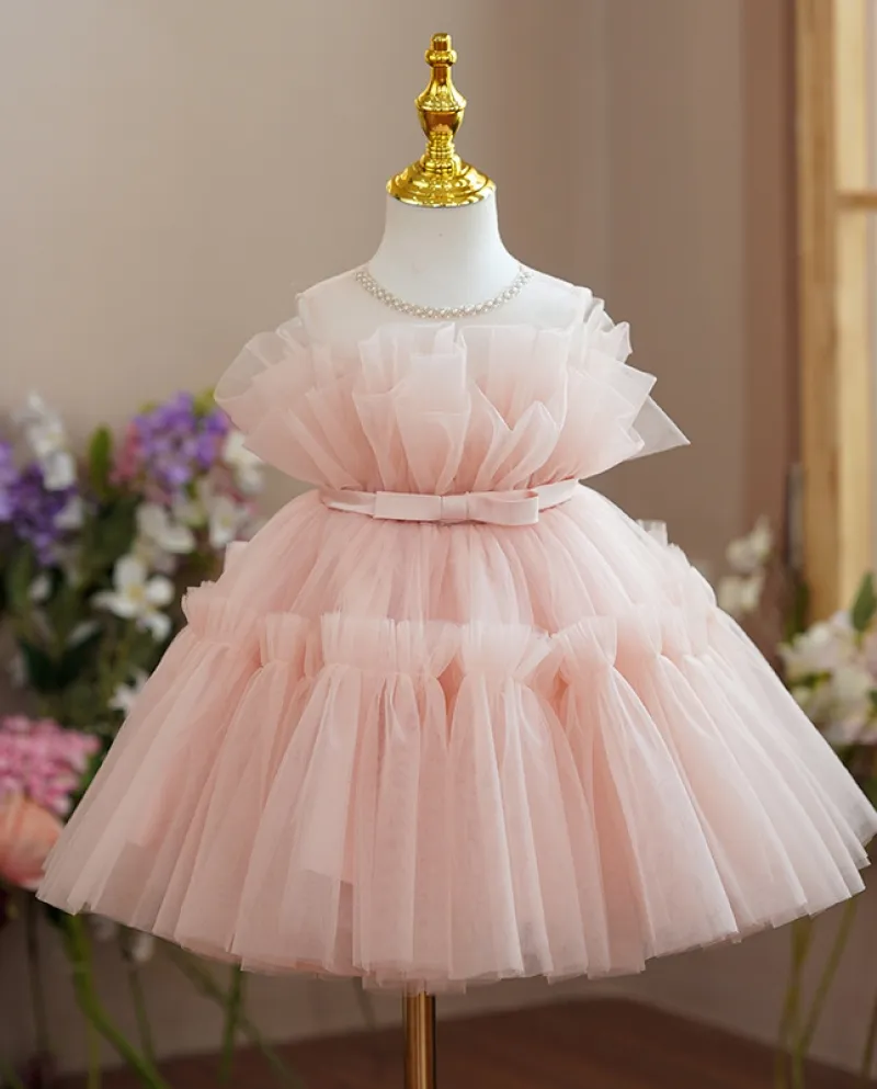 Abito per bambini Abito da principessa Abito da ragazza di fiori Tutu Gonna