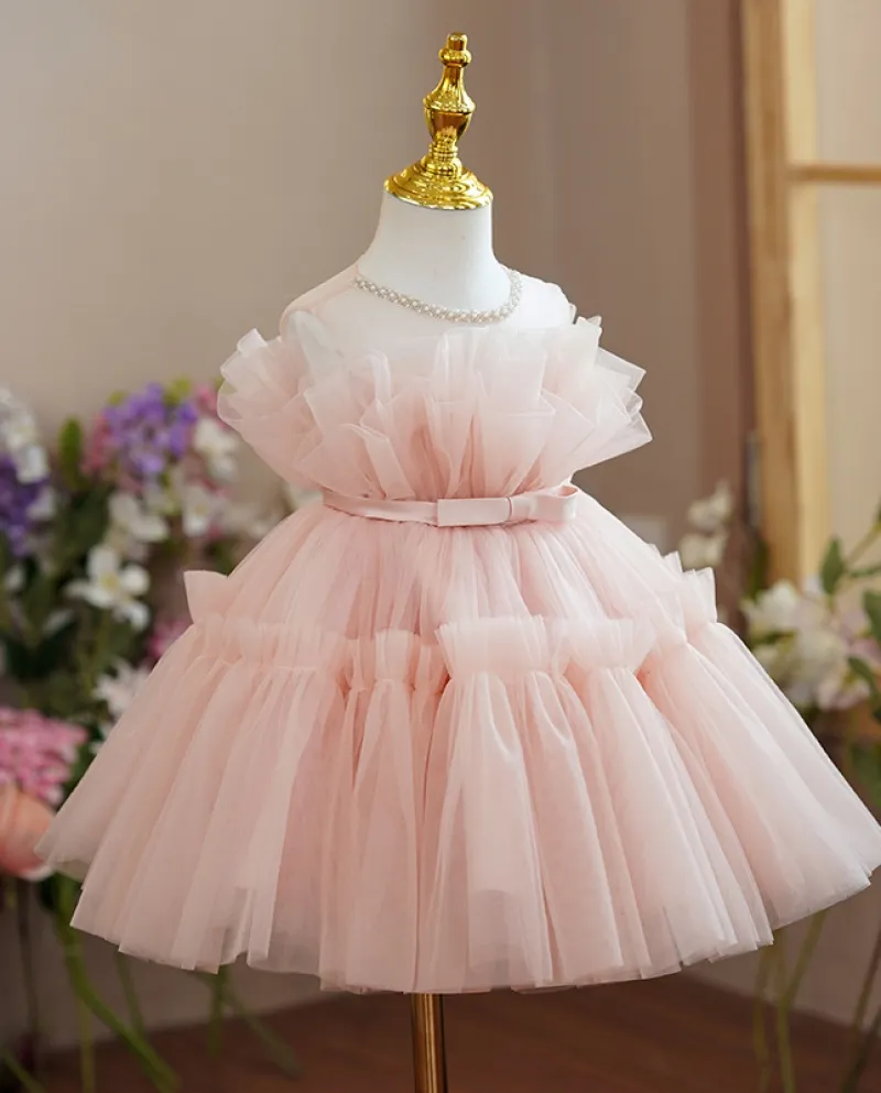Abito per bambini Abito da principessa Abito da ragazza di fiori Tutu Gonna