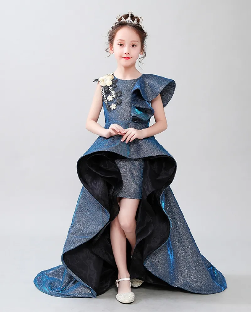 Abito per bambini Abito da principessa per ragazze Modello Catwalk Abito da sera