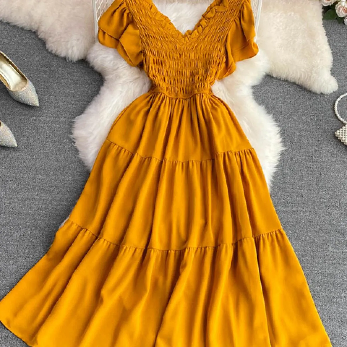 Abito Vintage Viola Donna Abito Vintage Linea Giallo Donna Abito Giallo Viola Abiti