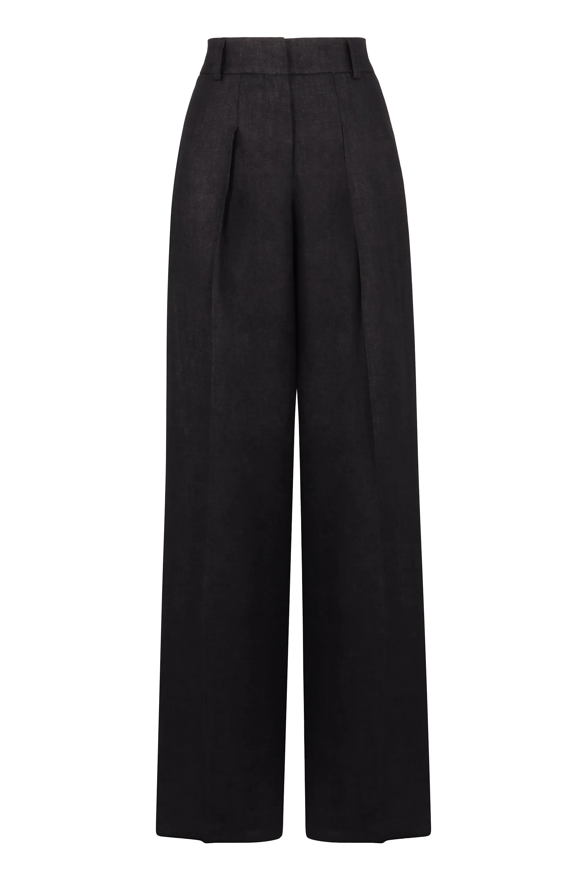 Agnona Pantaloni ampi in lino