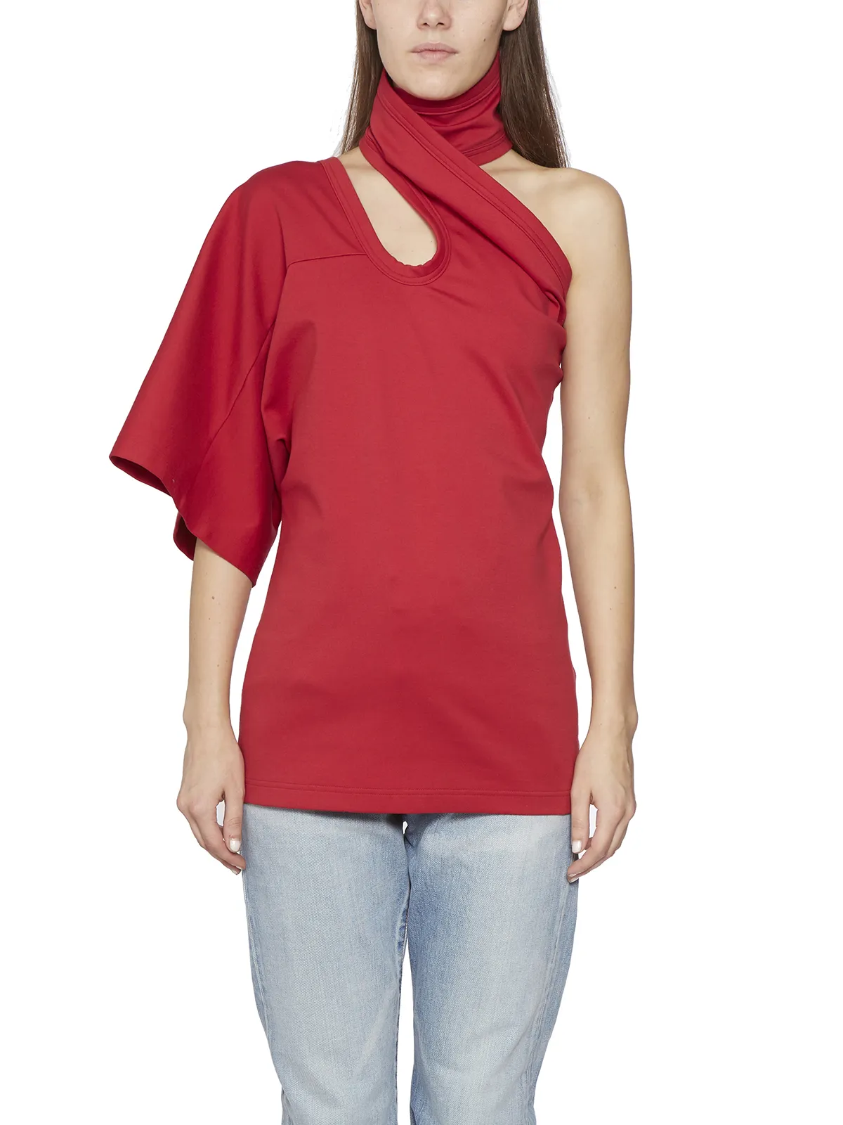 AMBUSH  TOP IN COTONE MONOSPALLA 