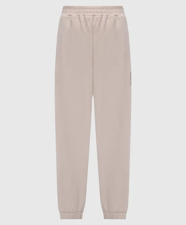 Ballantyne Joggers beige con logo BLT122UCTXX