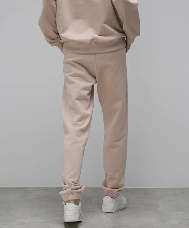 Ballantyne Joggers beige con logo BLT122UCTXX