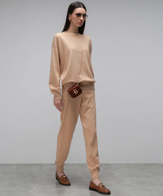 Ballantyne Joggers in lana beige B1T06112WE4