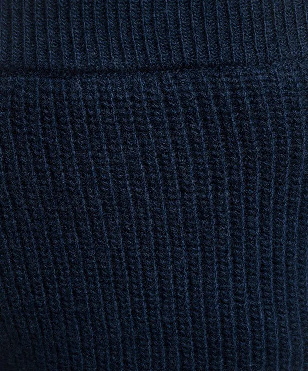 Ballantyne Joggers in lana blu B1T0427W114
