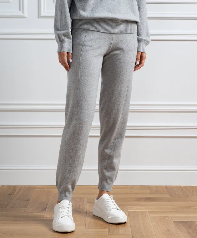 Ballantyne Joggers in lana grigia B1T06112WE4