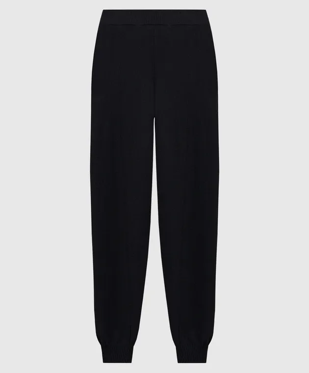 Ballantyne Joggers neri in lana B1T06112WE4