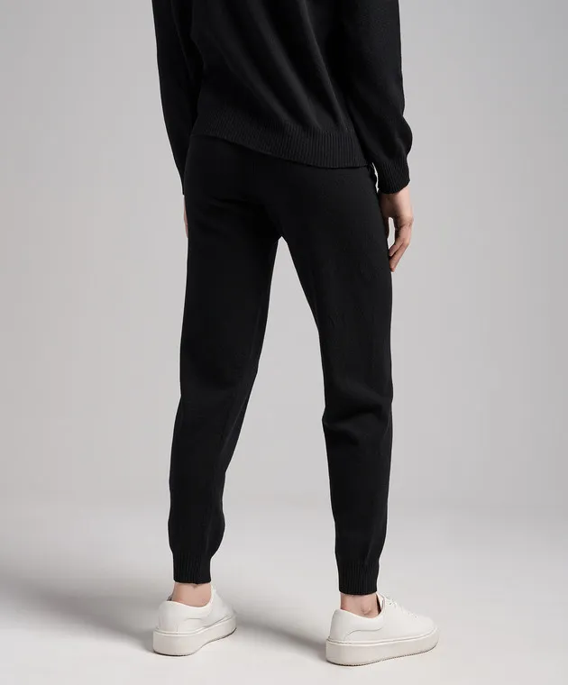 Ballantyne Joggers neri in lana B1T06112WE4