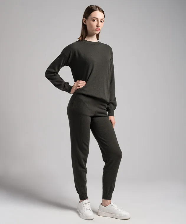 Ballantyne Maglia in lana verde B1P66212WE4