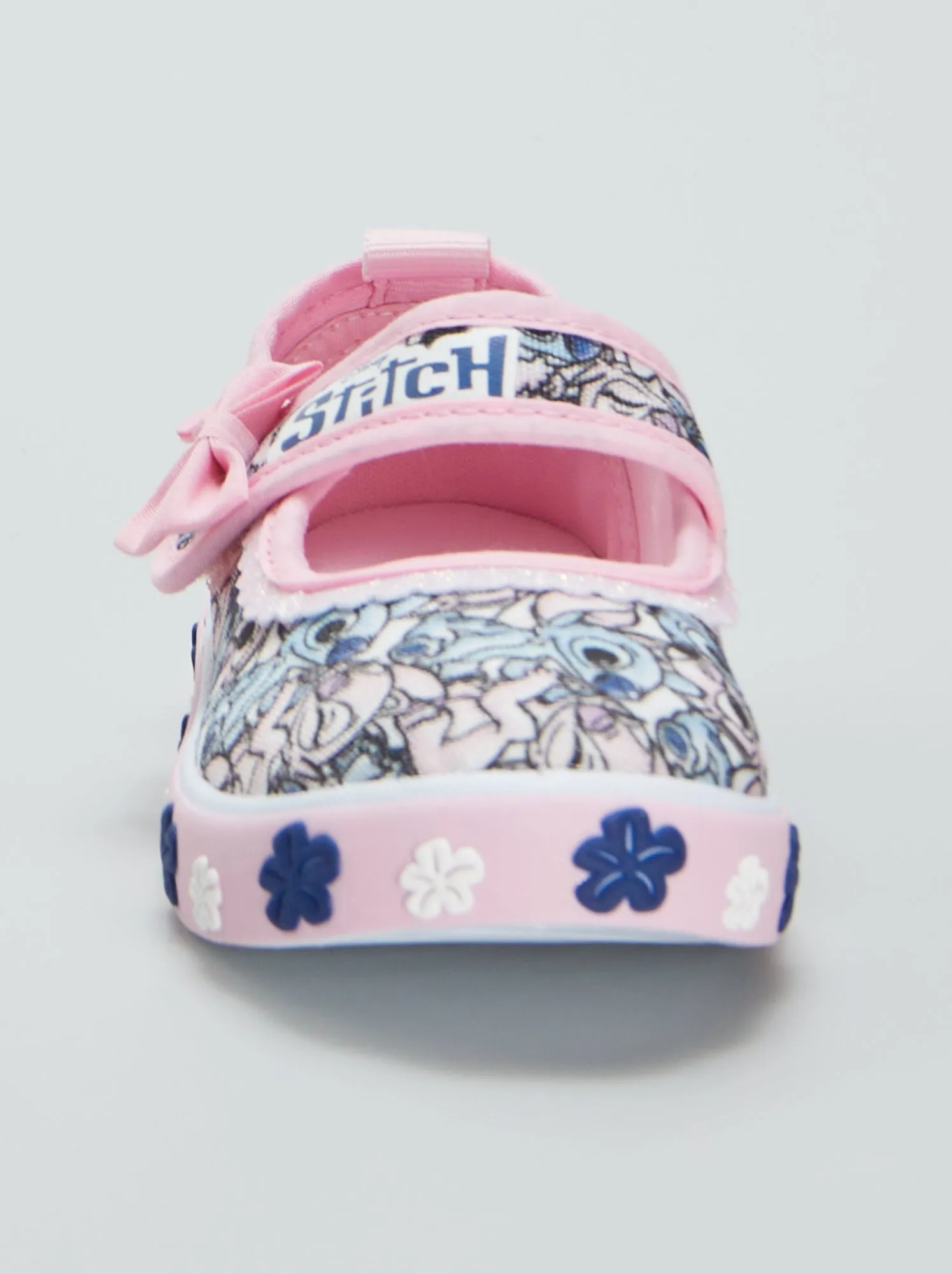 Ballerine in tela 'Stitch' - ROSA