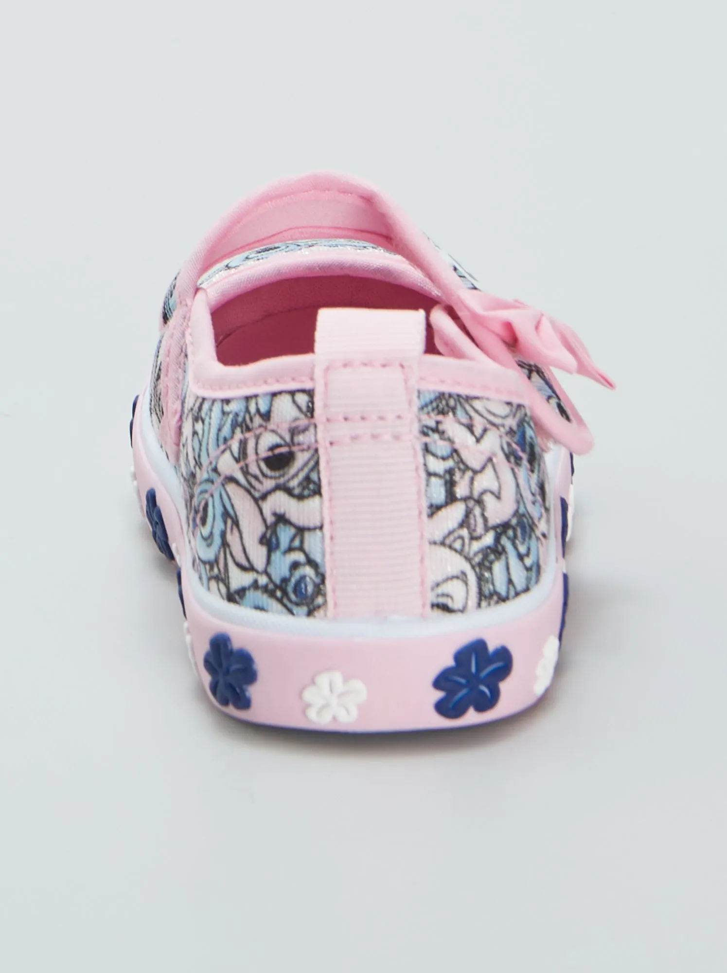 Ballerine in tela 'Stitch' - ROSA