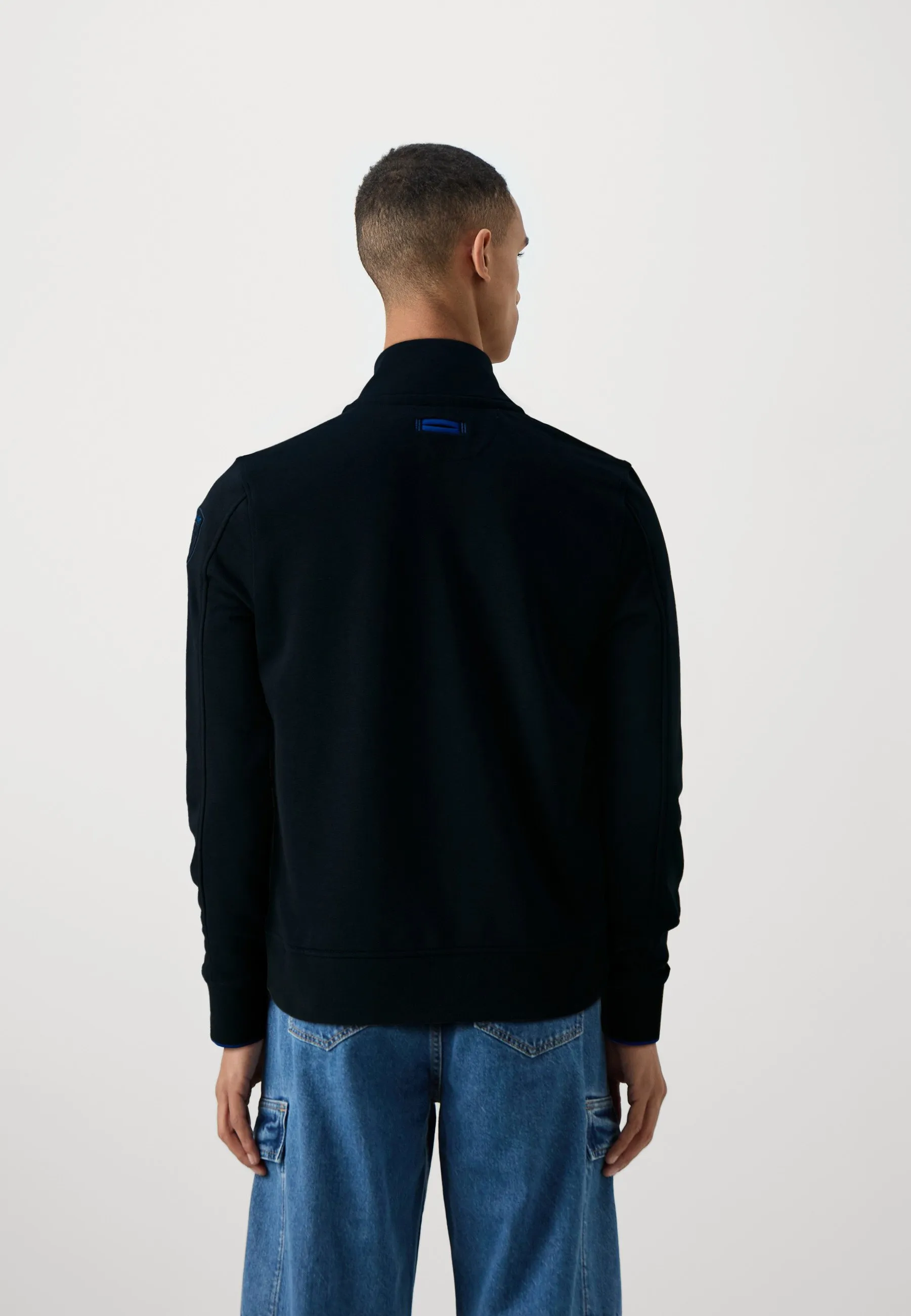 BASIC HIGH NECK - Felpa con zip