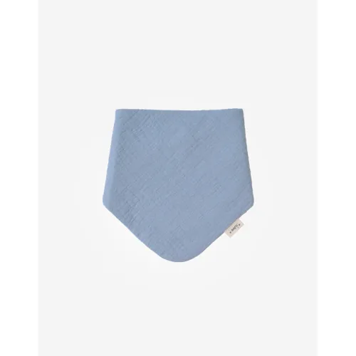 Bavaglio Bandana in mussola di cotone Azzurro