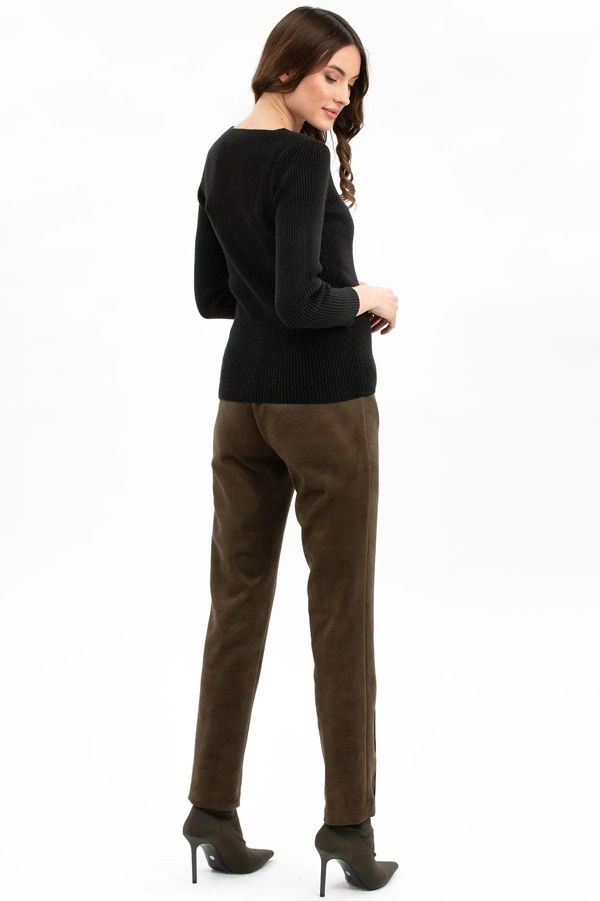 BELLA | Maglia Premaman Nera con Manica 3/4
