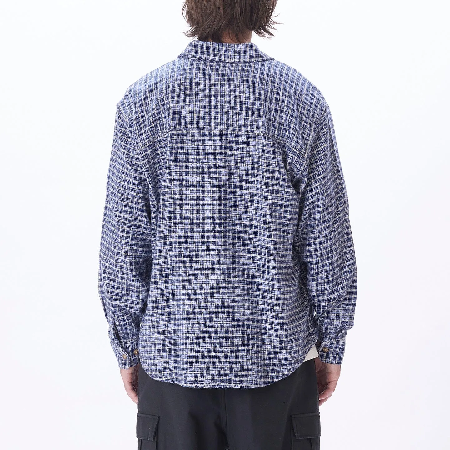 BIGWIG MICRO PLAID WOVEN LS