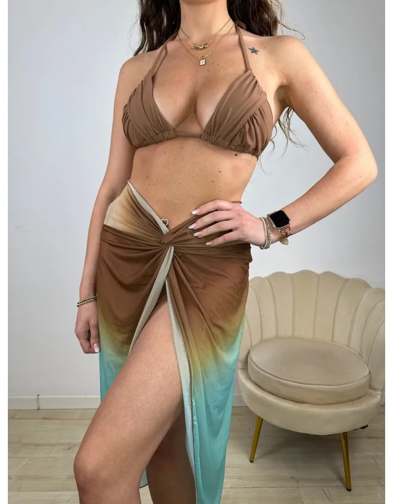 BIKINI + GONNA PAREO ALICIA MARRONE