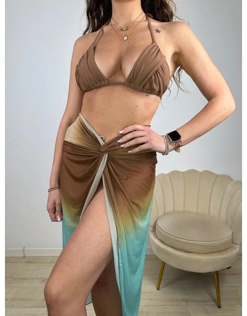 BIKINI + GONNA PAREO ALICIA MARRONE