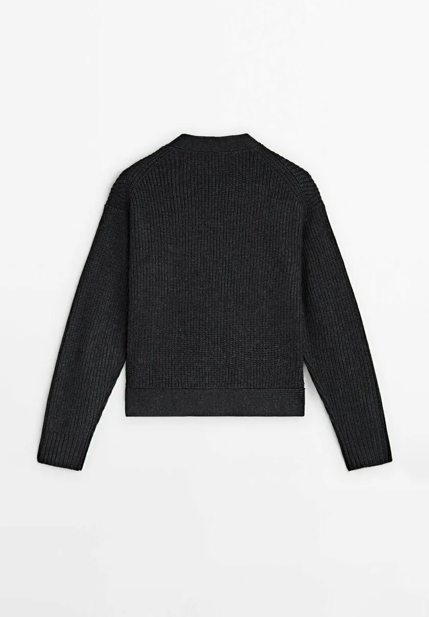 BLEND WITH BELT DETAIL - Cardigan