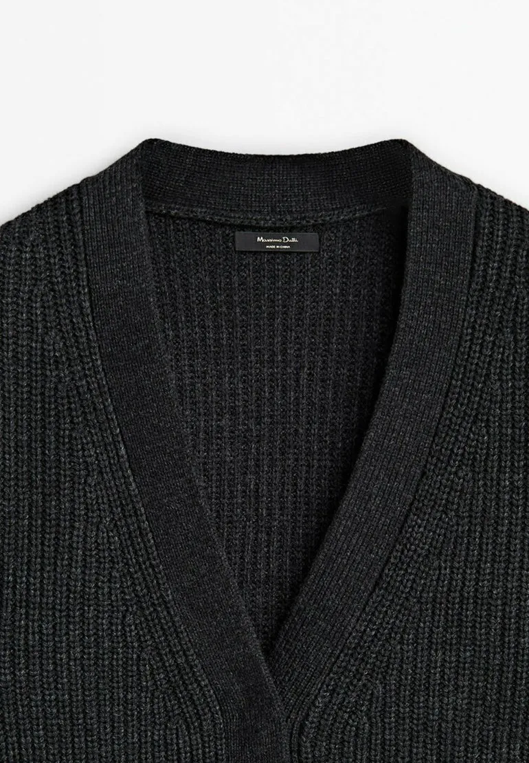BLEND WITH BELT DETAIL - Cardigan