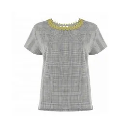 blouse edelweiss jade blossom manica corta donna oroblu 