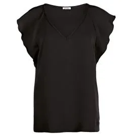blouse manica ad aletta tinta unita solid color donna oroblu 