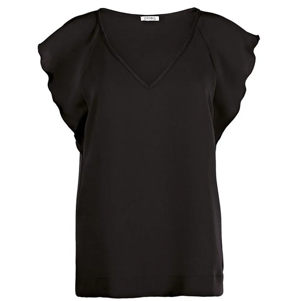 blouse manica ad aletta tinta unita solid color donna oroblu 