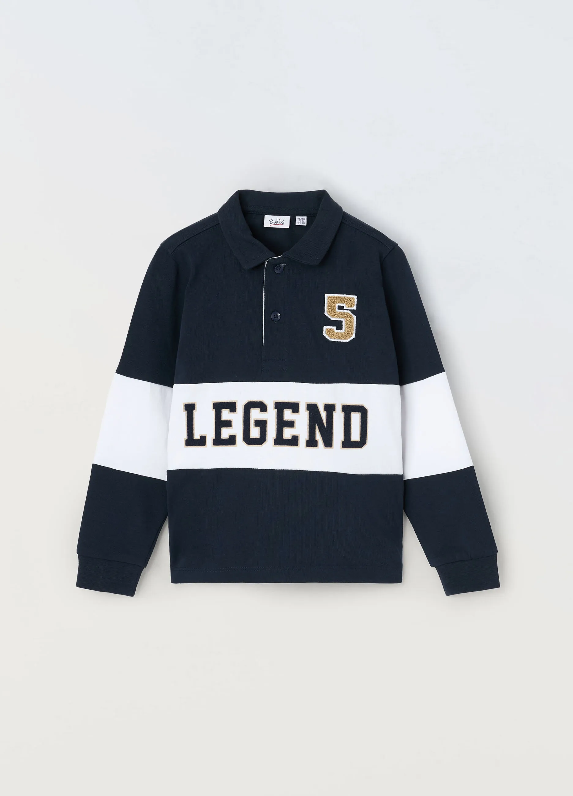 BLUKIDS  Polo in jersey di puro cotone bambino