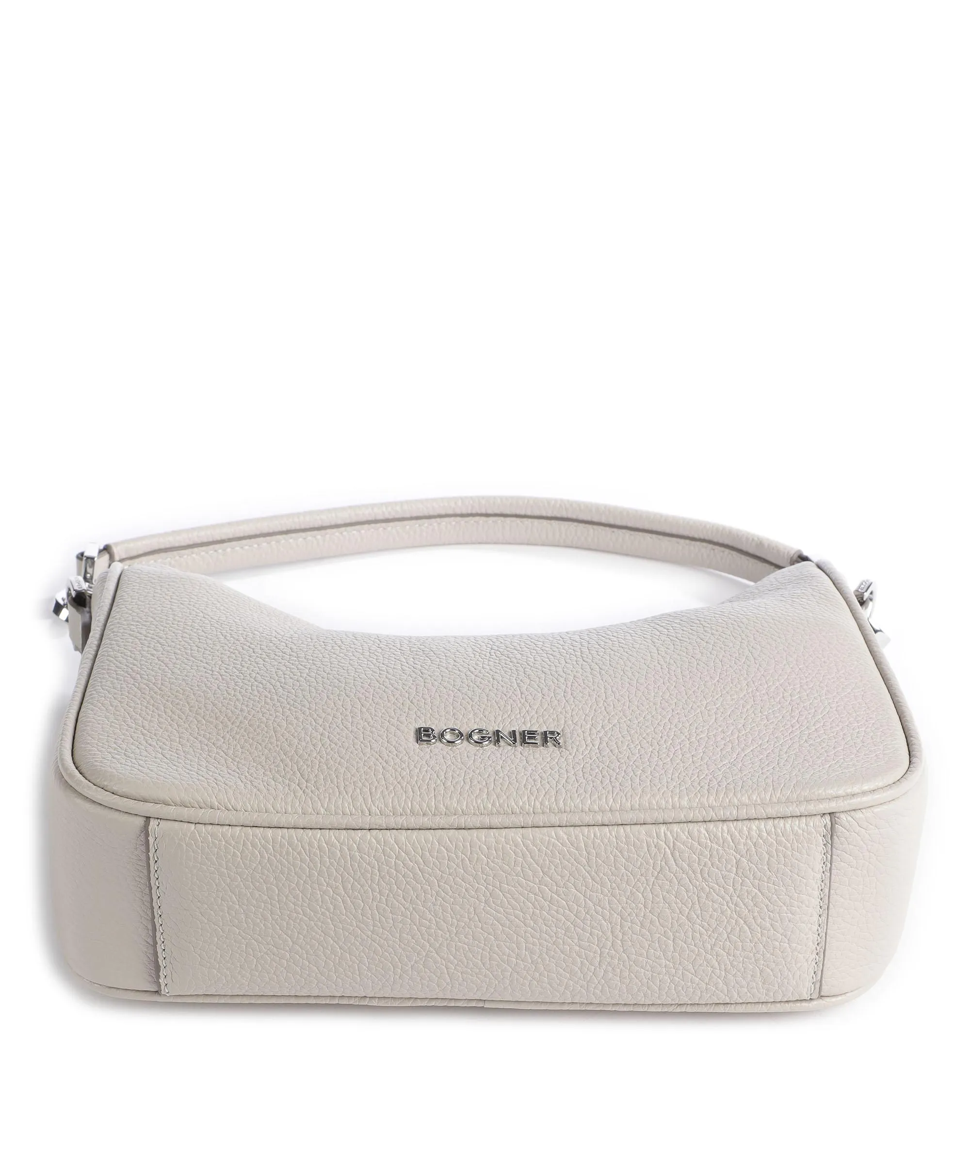 Bogner Pontresina Lora Borsa a spalla pelle granulata grigio  