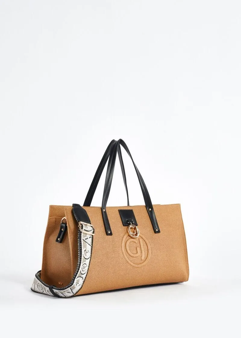 Borsa a mano in similpelle