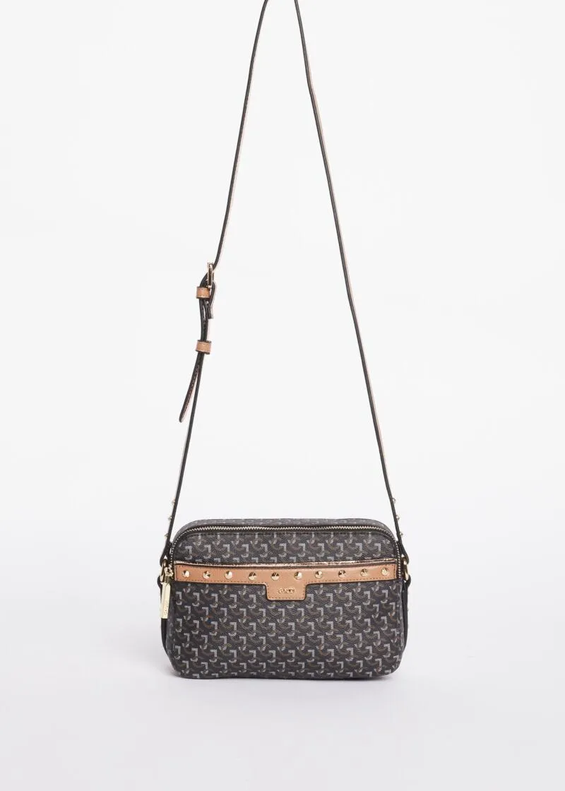 Borsa crossbody con logo stampato