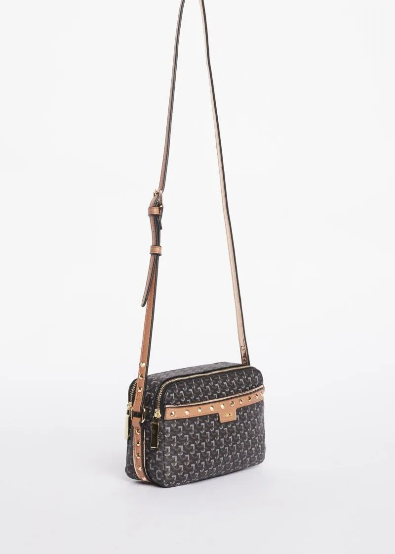 Borsa crossbody con logo stampato
