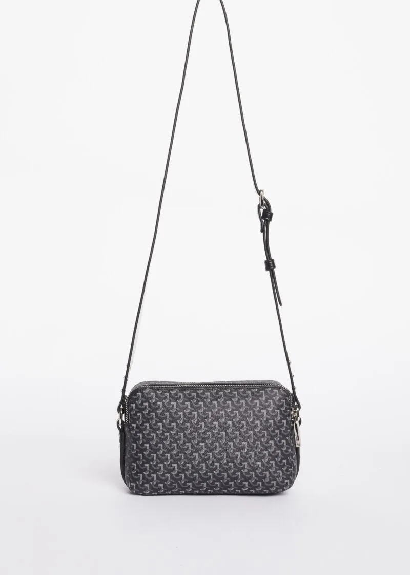 Borsa crossbody con stampa GJ