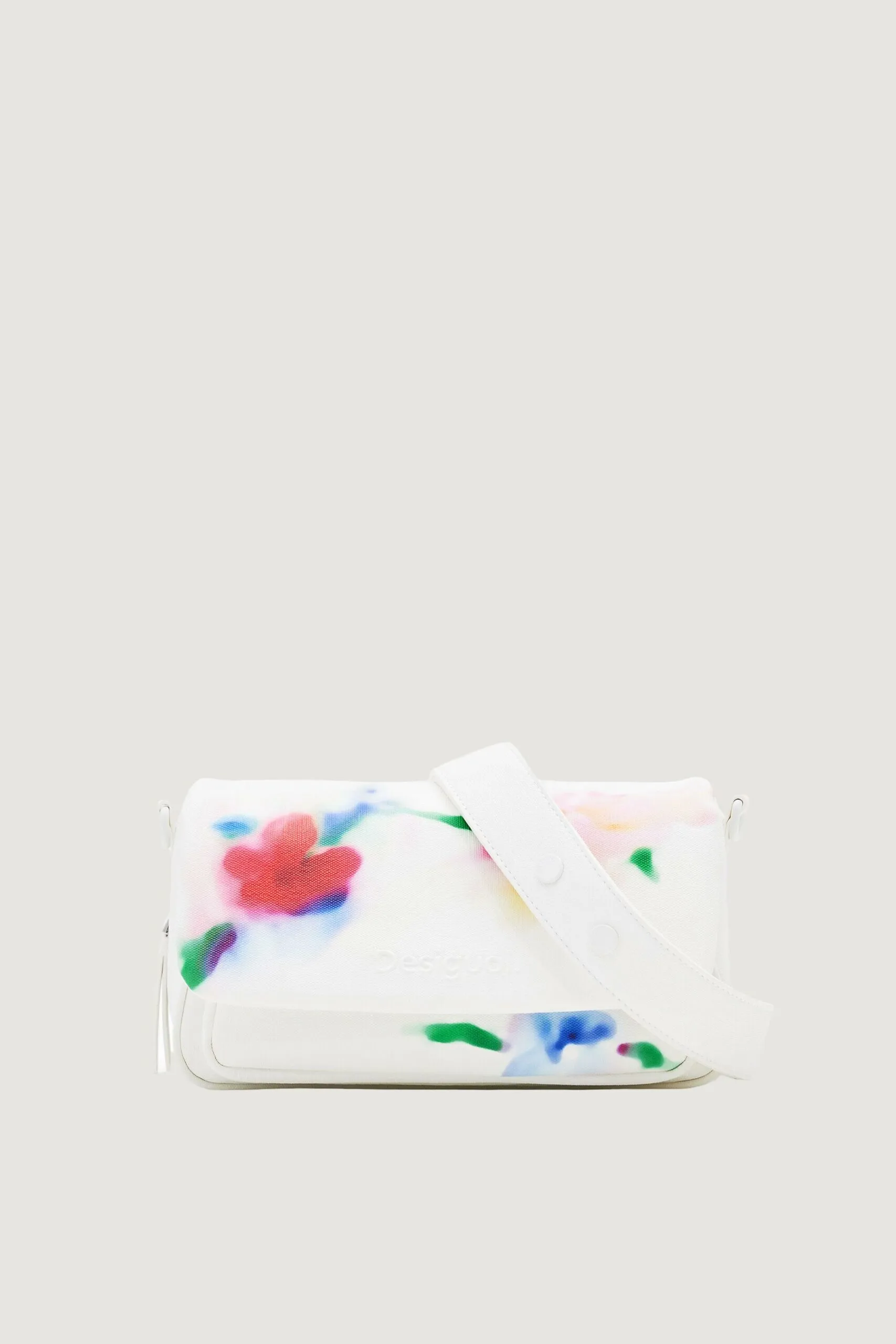Borsa Desigual liquidflower Bianco