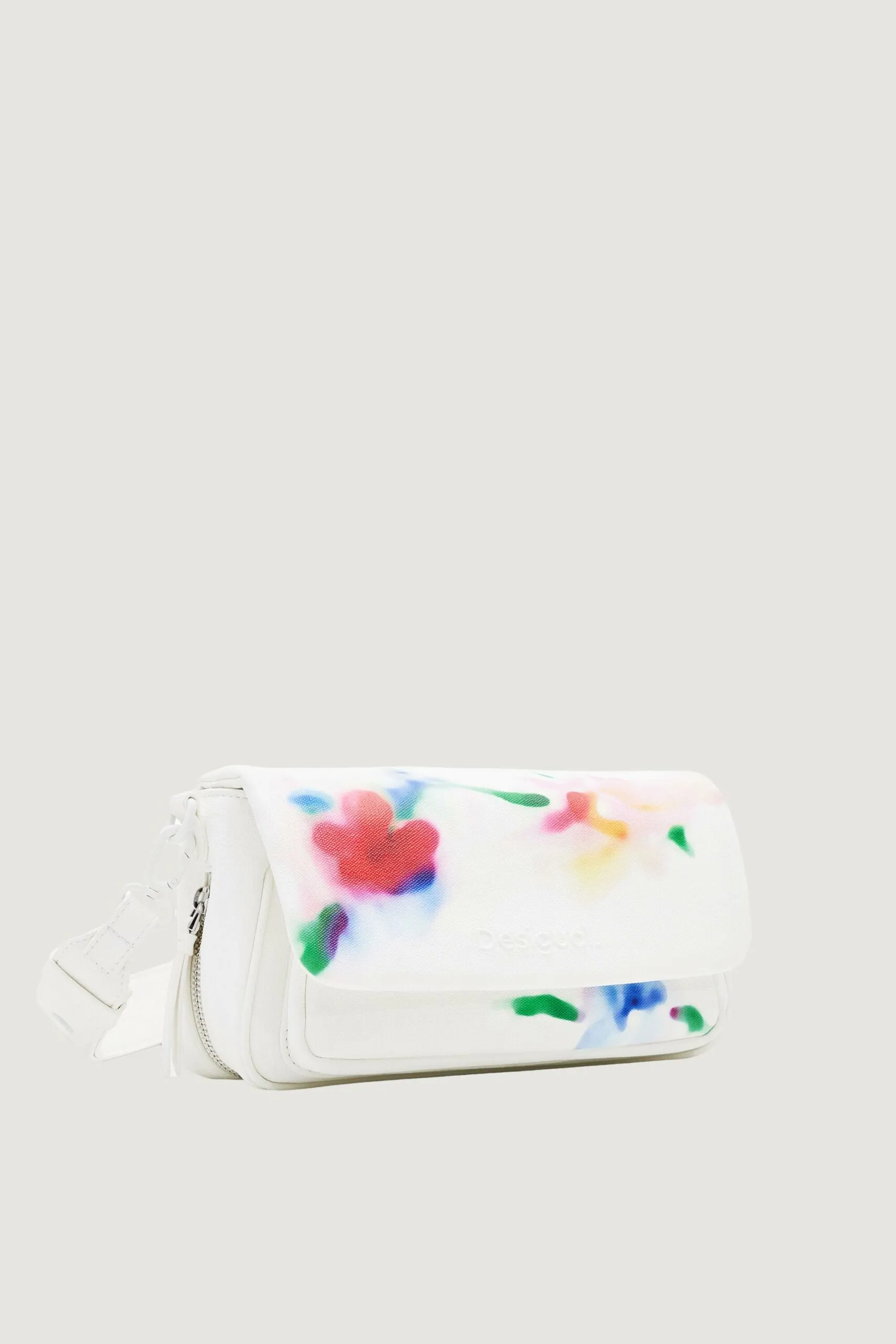 Borsa Desigual liquidflower Bianco