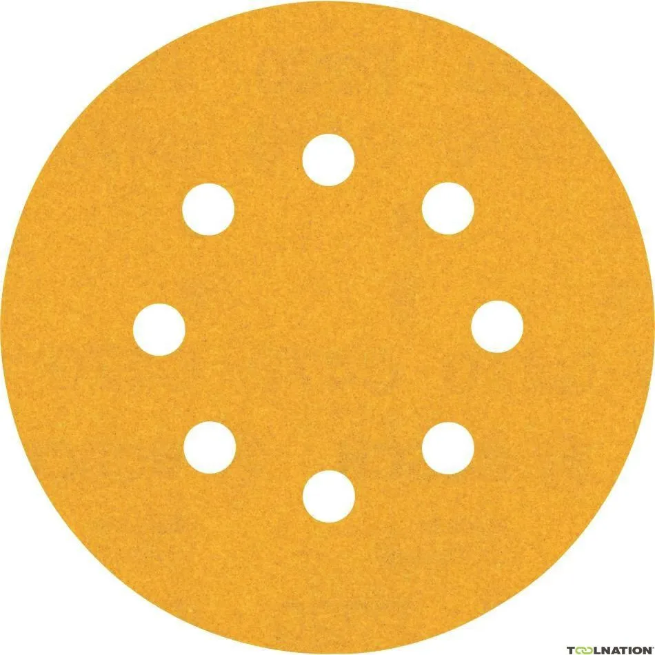 Bosch Professional Accessori 2608901121 Expert C470 Carta abrasiva a 8 fori per levigatrice eccentrica 125 mm, K220 50 pezzi
