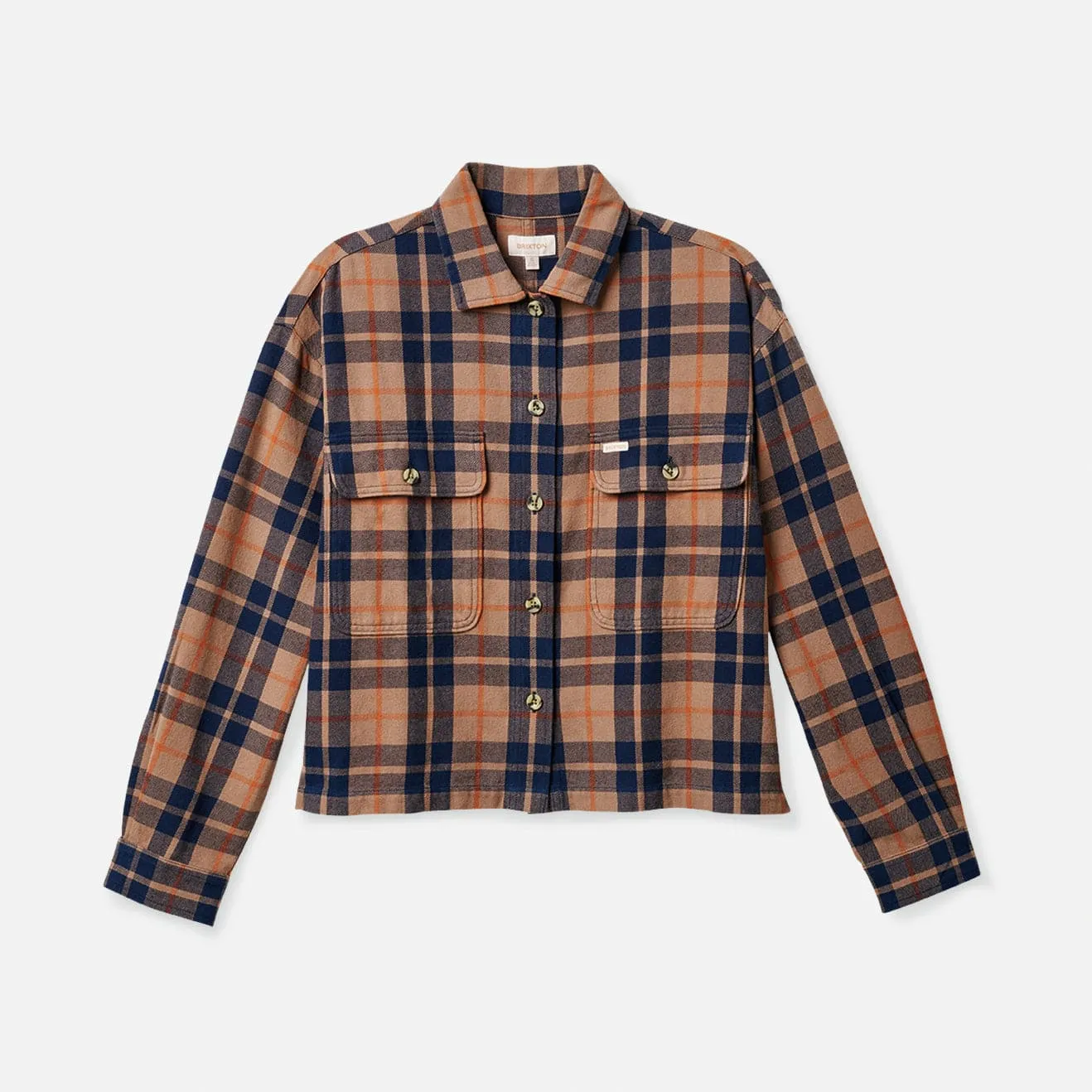 BOWERY W L/S FLANNEL - PINE BARK
