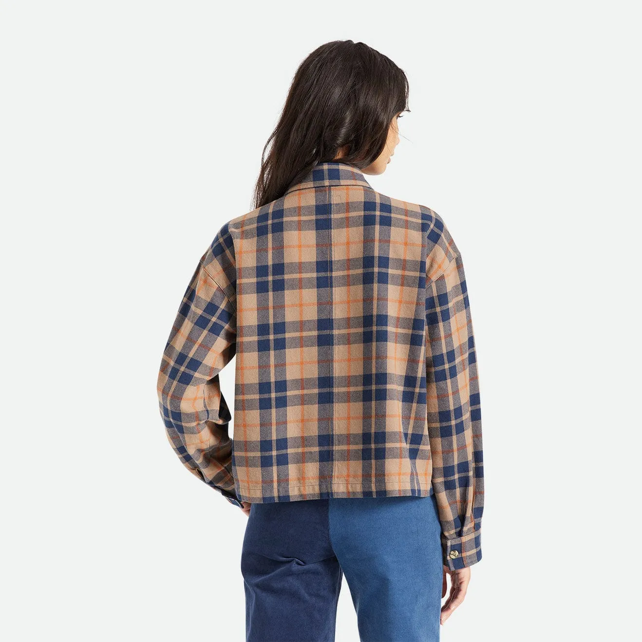 BOWERY W L/S FLANNEL - PINE BARK
