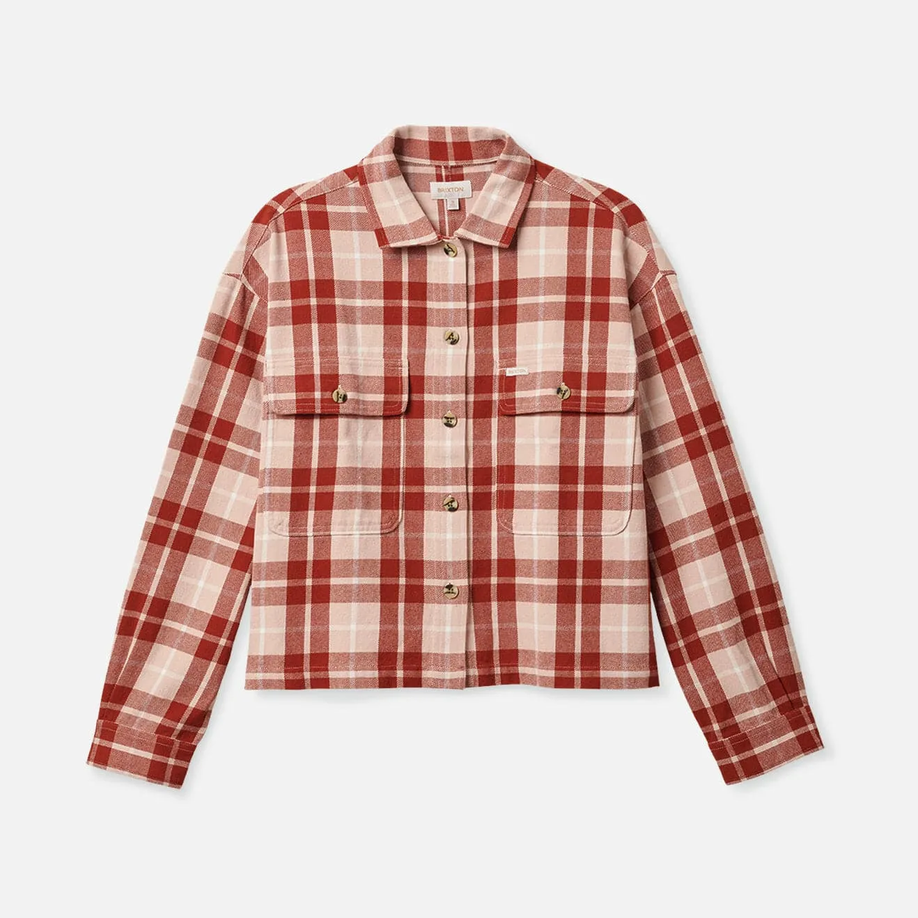 BOWERY W L/S FLANNEL - ROSE DUST