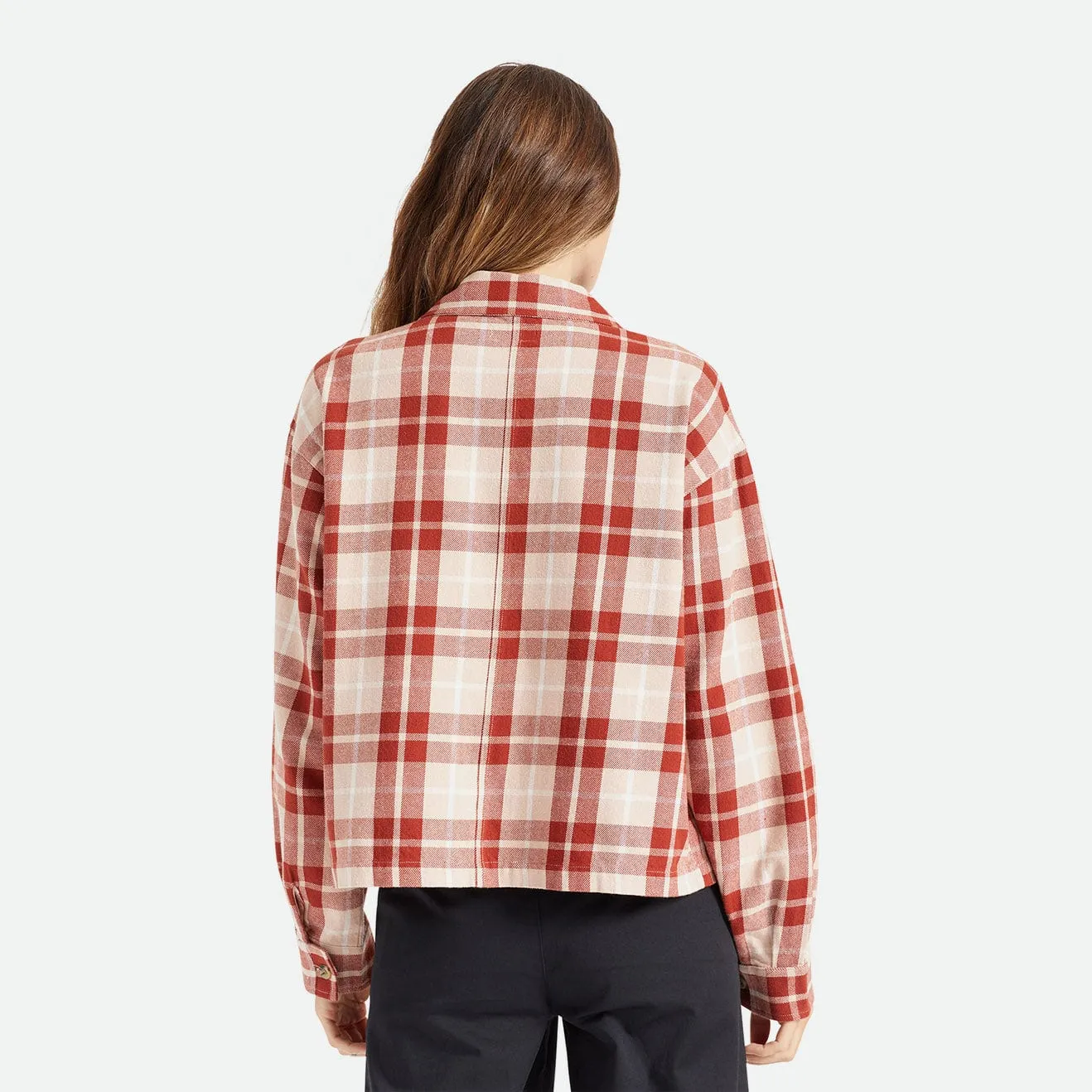 BOWERY W L/S FLANNEL - ROSE DUST