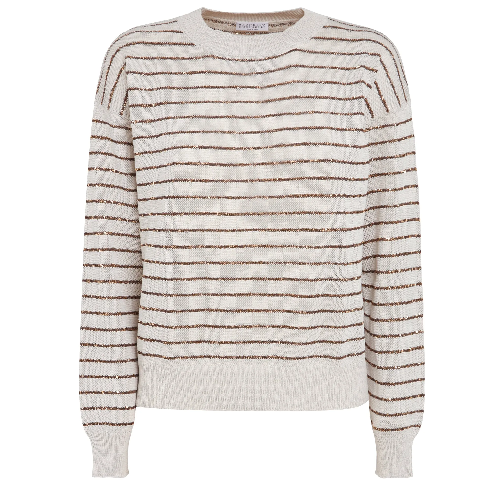 BRUNELLO CUCINELLI  Maglia in cotone multicolor