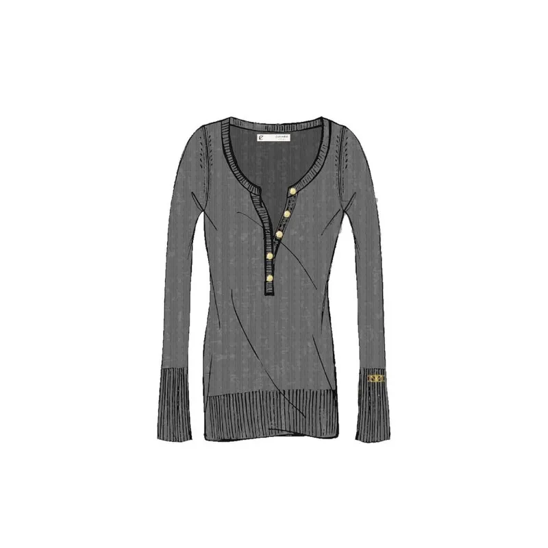 Cafe Noir MAGLIA CON SCOLLATURA A SERAFINO - C7JM0234