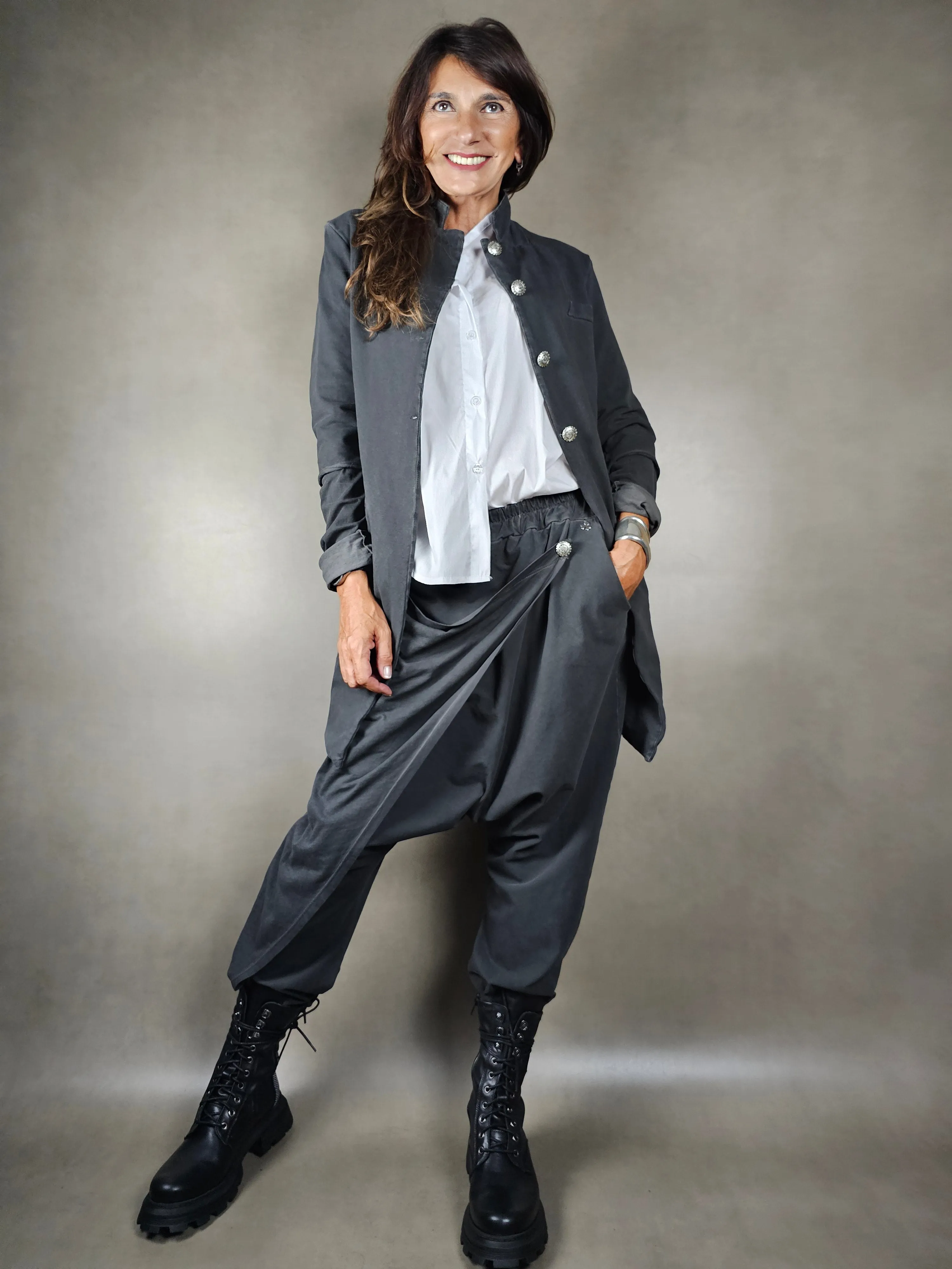 camicia a palloncino co100