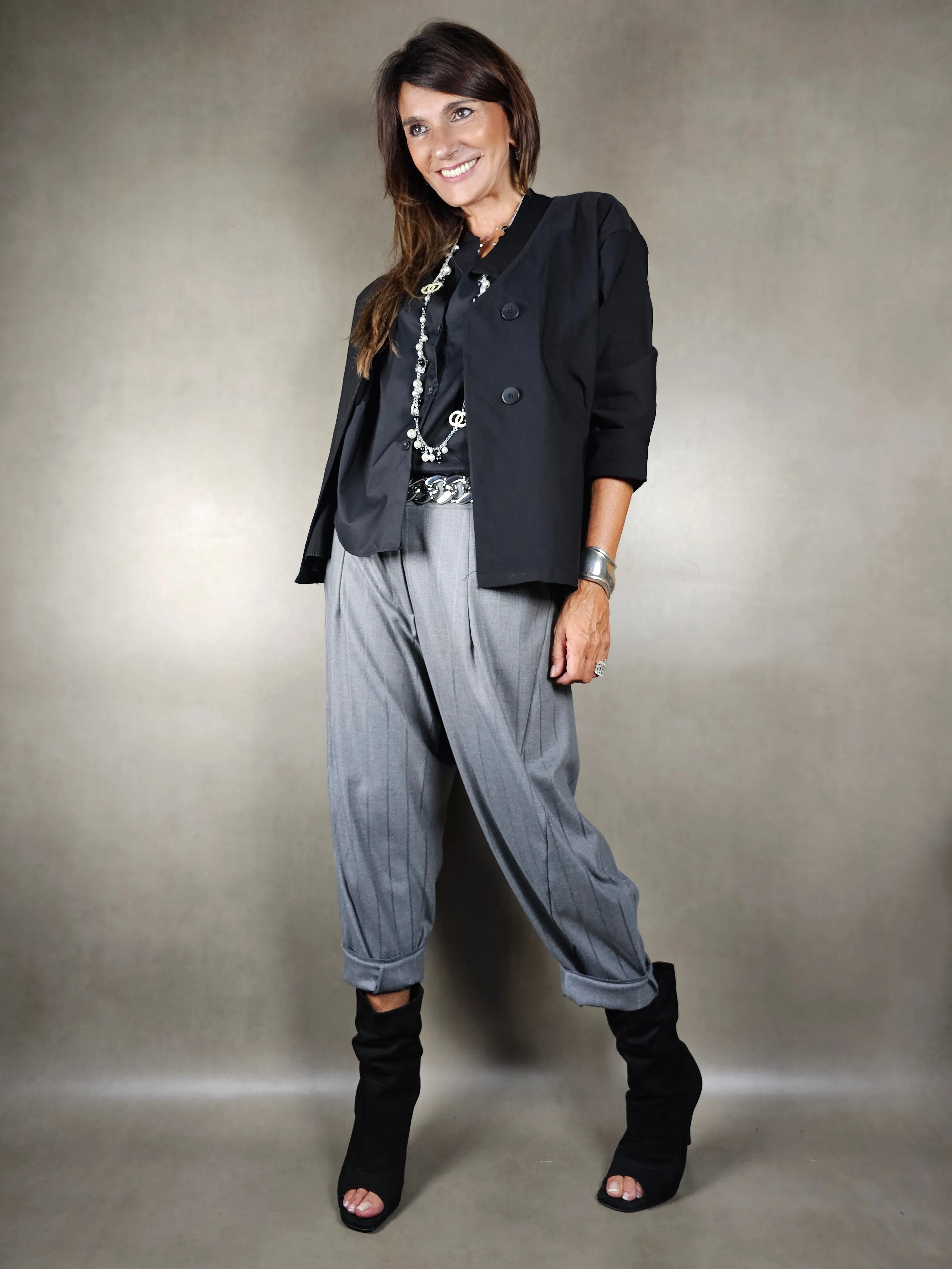 camicia a palloncino co100