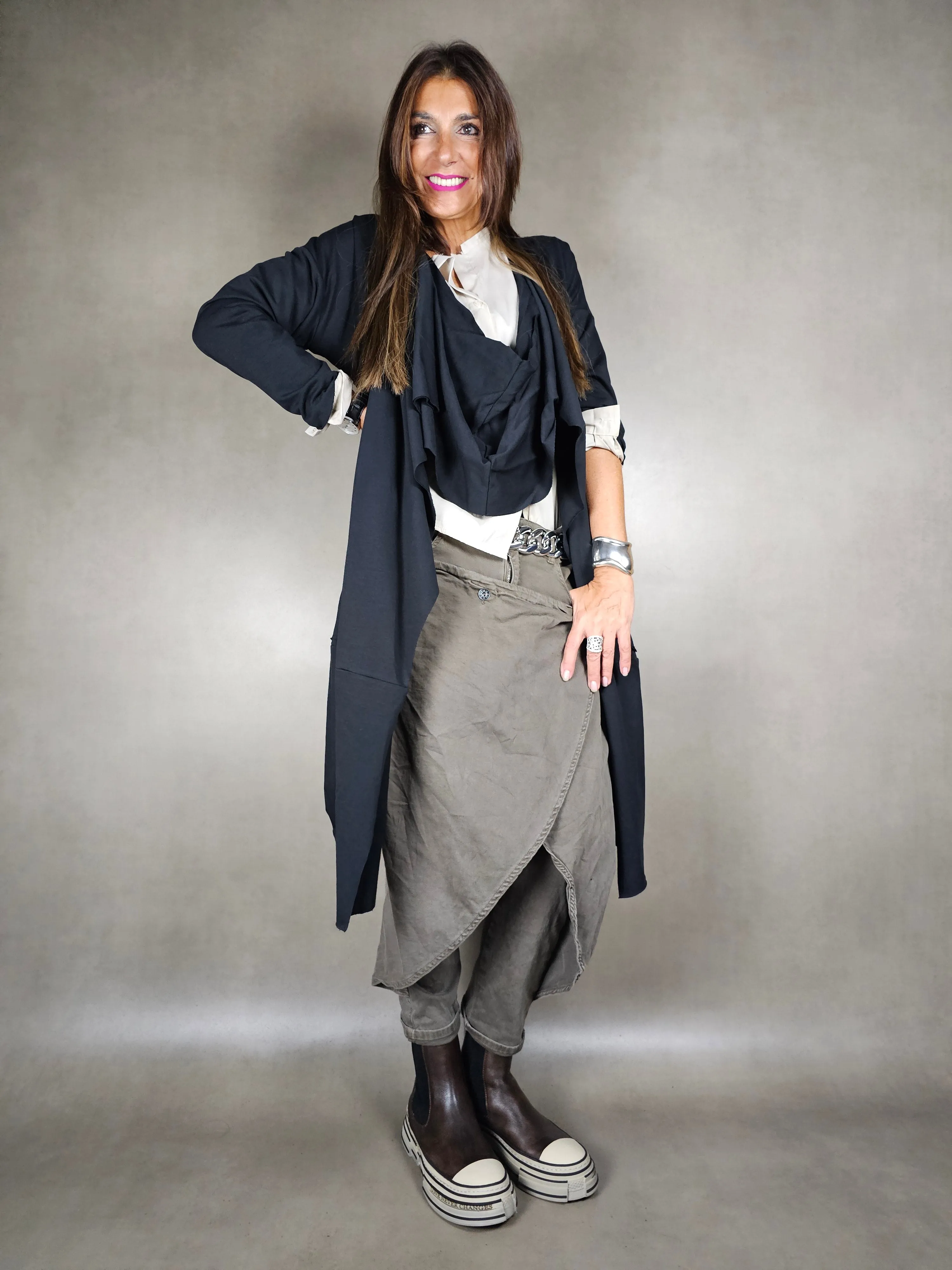 camicia a palloncino co100